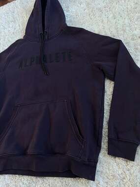 Alphalete Men's Premium Fleece Pullover Hoodie - Purple Size L